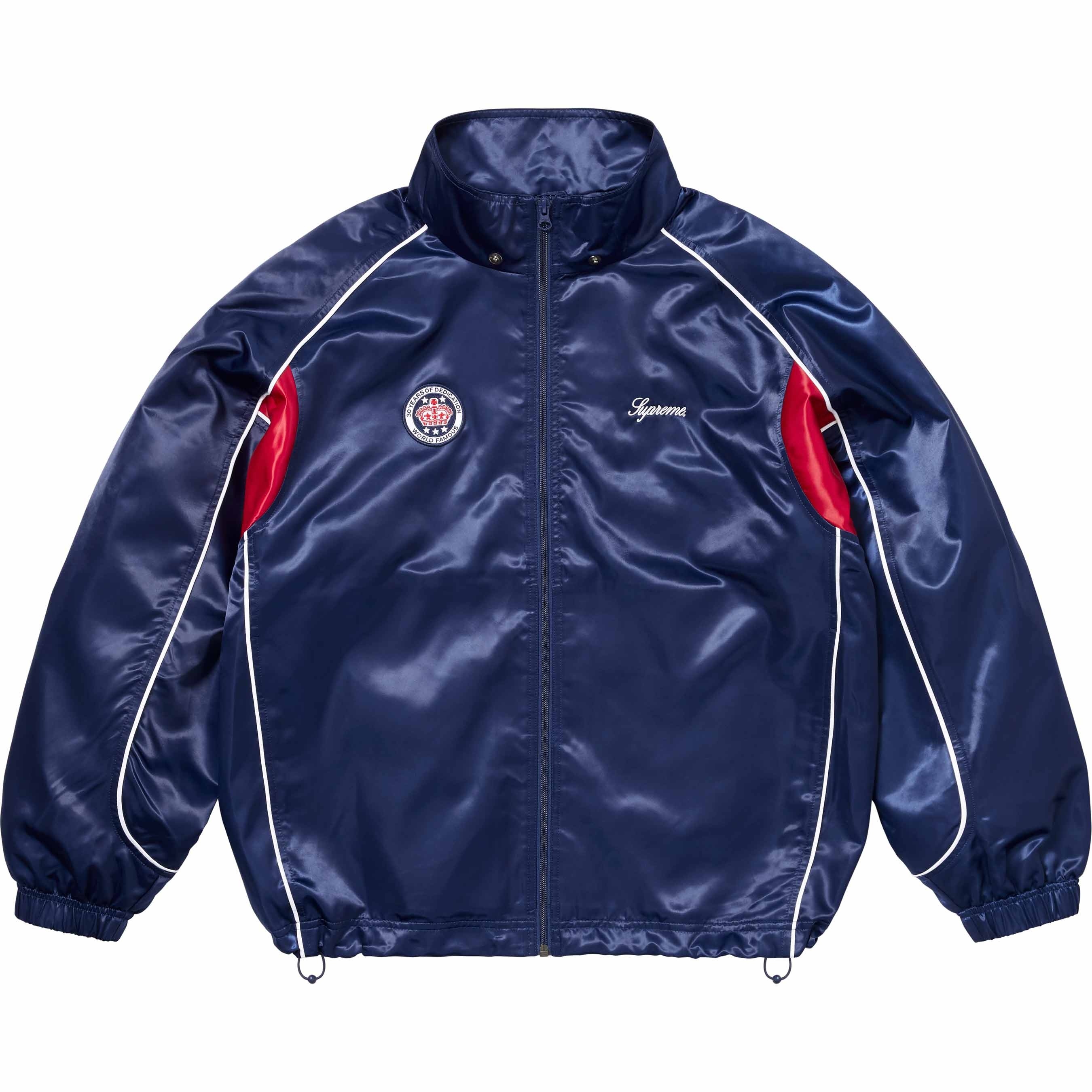 Satin Hooded Track Jacket view 6